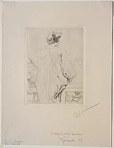 Lisbeth, Seen from Behind by Carl Larsson (Swedish, 1853–1919)