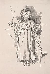Little Evelyn by James McNeill Whistler (American, 1834–1903)