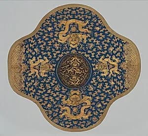Lobed Square Table Cover by Unknown Artist
