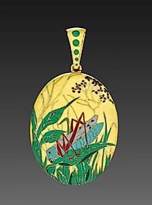 Locket by Alexis Falize (French, 1811–1898)
