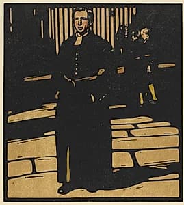 London Types: Bluecoat Boy by William Nicholson (British, 1872–1949)