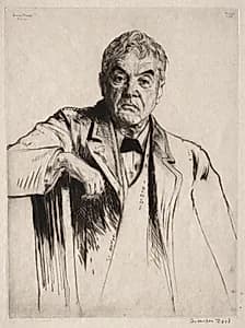 Lord Fisher by Francis Dodd (British, 1874–1949)