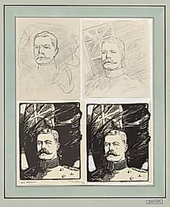 Lord Kitchener by Auguste Louis Lepère (French, 1849–1918)
