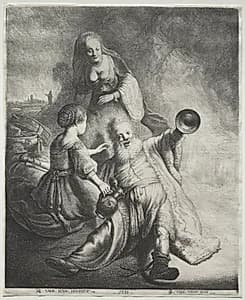 Lot and His Daughters by Jan Georg van Vliet (Dutch, c. 1610–1635)
