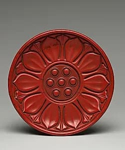 Lotus Dish by Unknown Artist