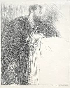 Lucien Pissarro by Charles Hasslewood Shannon (British, 1863–1937)