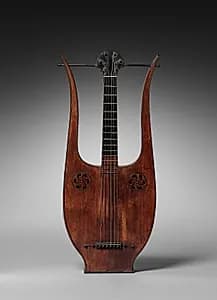 Lyre Guitar or Lirachitara by M. C. Mousset (French)