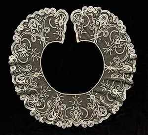 Machine Lace Collar by Unknown Artist