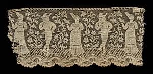 Machine Lace Edging by Unknown Artist