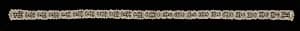 Machine Lace Narrow Strip by Unknown Artist