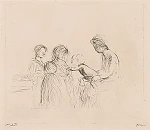 Madonna and Children by Jean Louis Forain (French, 1852–1931)