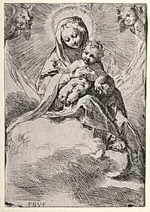 Madonna in the Clouds by Federico Barocci (Italian, 1528–1612)