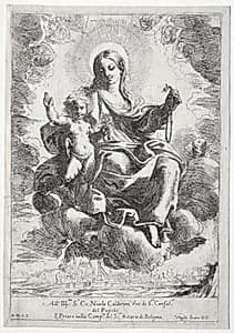 Madonna of the Rosary by Domenico Maria Canuti (Italian, 1620–1684)