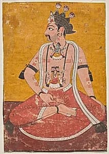 Man Dhata in Yogi Position by Unknown Artist