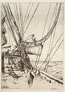 Man Overboard by Arthur John Trevor Briscoe (British, 1873–1943)