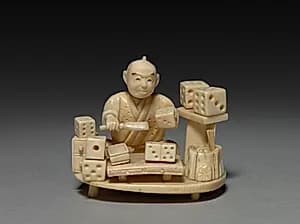 Man with Dice by Unknown Artist