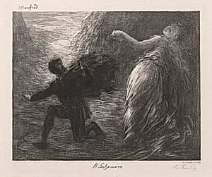 Manfred and Astarté by Henri Fantin-Latour (French, 1836–1904)
