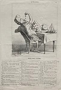 March without Lent by Honoré Daumier (French, 1808–1879)