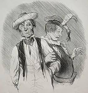 Mardi Gras by Honoré Daumier (French, 1808–1879)