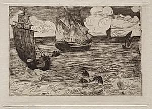 Marine by Edouard Manet (French, 1832–1883)