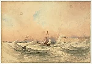 Marine by Anthony Vandyke Copley Fielding (British, 1787–1855)