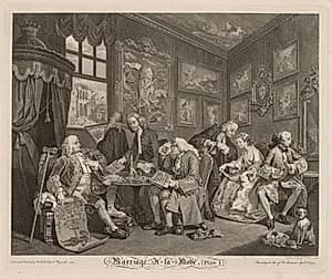 Marriage à la Mode by William Hogarth (British, 1697–1764)