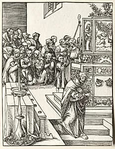 Martyrdom of St. John by Lucas Cranach (German, 1472–1553)