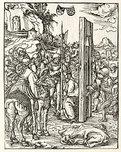 Martyrdom of St. Matthias by Lucas Cranach (German, 1472–1553)