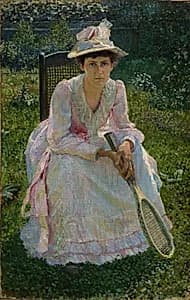 Mary Holland Bacher by Otto H. Bacher (American, 1856–1909)