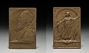 Medal: Abdul Baha  by Louis McClellan Potter (American, 1873–1912)