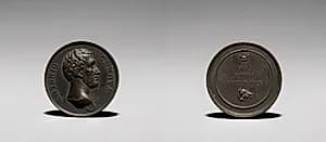 Medal: Antonio Canova by Francesco Putinati (Italian, 1775–1848)