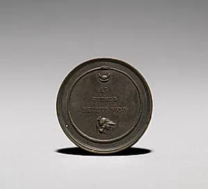 Medal: Antonio Canova (reverse) by Francesco Putinati (Italian, 1775–1848)