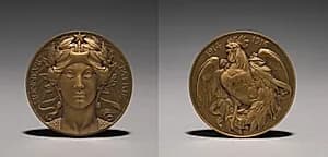 Medal by Auguste Dujardin (French, 1847–1918)