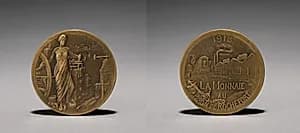 Medal by Edmond-Eugene-Emile Lindauer (French, 1869–1942)