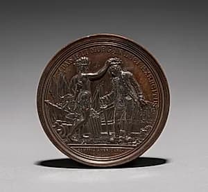 Medal: Daniel Morgan (obverse) by Jules Dupré (French, 1811–1889)