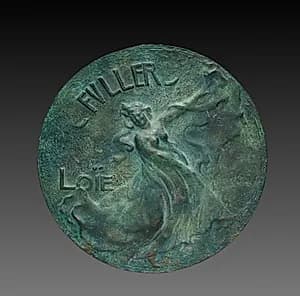 Medal: Loïe Fuller (obverse) by Pierre Roche (French, 1855–1922)