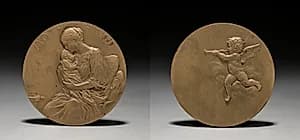 Medal: Motherhood  by Victor D. Brenner (American, 1871–1924)