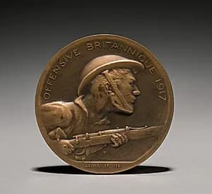 Medal (obverse) by Èmile Séraphin Vernier (French, 1852–1927)