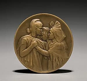 Medal (obverse) by Paul Roger-Bloche (French)