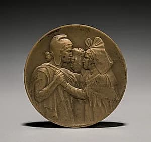 Medal (obverse) by Paul Roger-Bloche (French)
