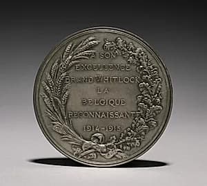 Medal (reverse) by Godefroid Devreese (Belgian, 1861–1941)