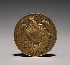 Medal (reverse) by Auguste Dujardin (French, 1847–1918)