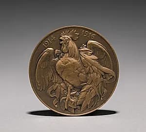 Medal (reverse) by Auguste Dujardin (French, 1847–1918)