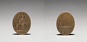 Medallion by Jean Paul Aube (French, 1837–1916)