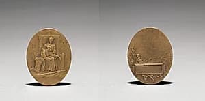 Medallion by Jean Paul Aube (French, 1837–1916)
