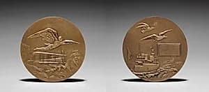 Medallion by F. Montagny (French)