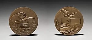Medallion by F. Montagny (French)