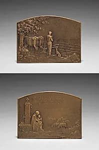 Medallion by Georges Dupré (French, 1869–1909)