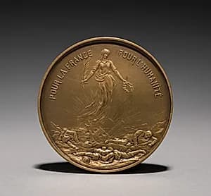 Medallion (obverse) by Henri Emile Allouard (French, 1844–1929)