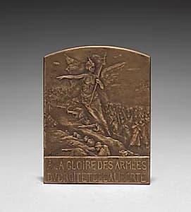 Medallion (obverse) by Jules Prosper Legastelois (French, 1855–1931)